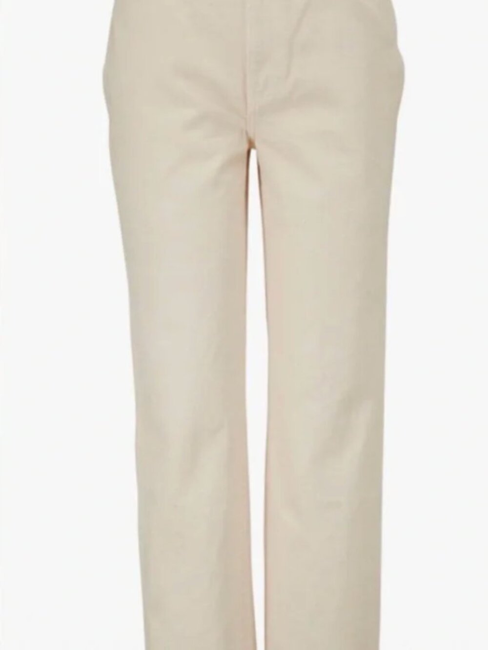 KHAITE | ABIGAIL | Straight leg off white / cream denim pants | 26 (BRAND NEW) - Picture 4 of 8